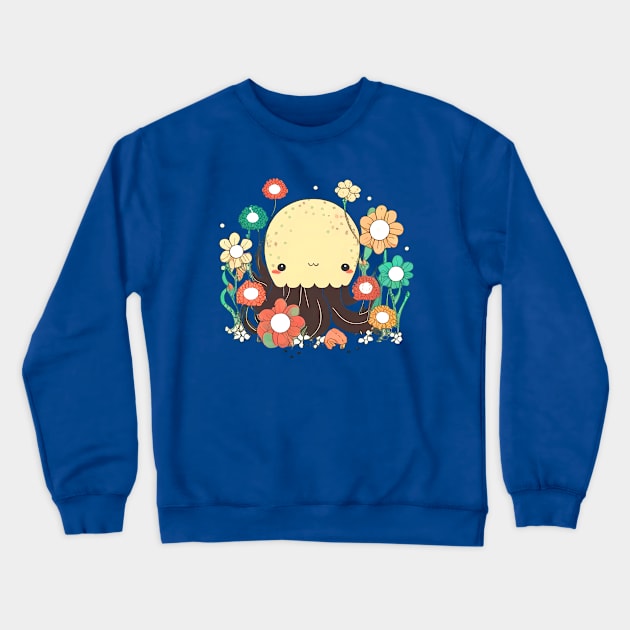 Kraken Bloom Crewneck Sweatshirt by mafiatees.intl